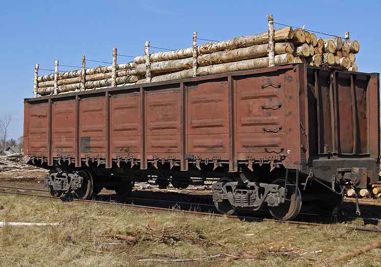 Перевозка ЛЕСА вагонами из Казани в Воркуту