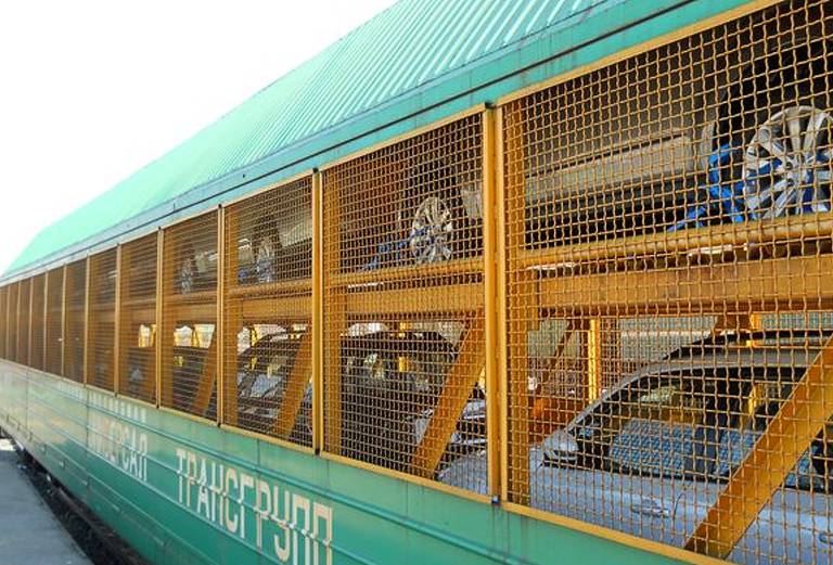 Железнодорожные перевозки машины цена из Пскова в Краснодар